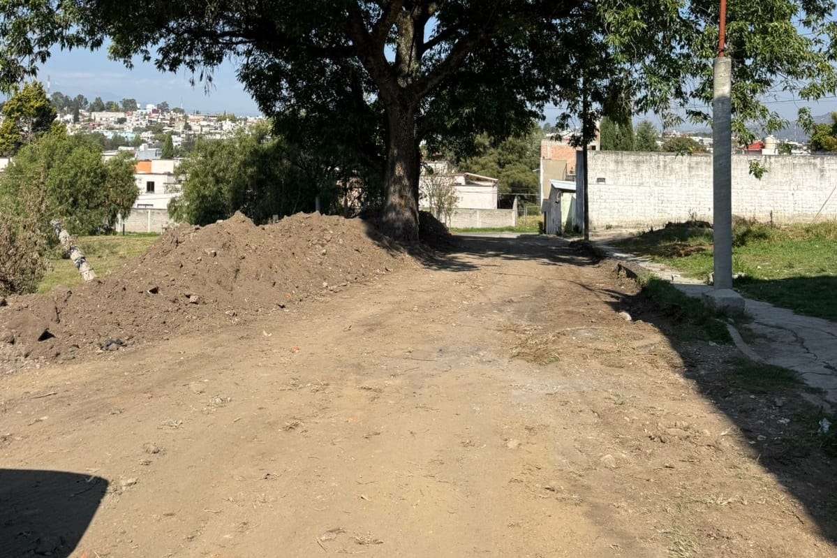 Mejora Ayuntamiento de Tlaxcala calle Abasolo en San Gabriel Cuauhtla en favor de la movilidad y seguridad vecinal